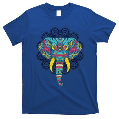 Colorful Dala Elephant For Yoga Meditation Gift T-Shirt