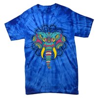 Colorful Dala Elephant For Yoga Meditation Gift Tie-Dye T-Shirt