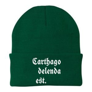 Carthago Delenda Est Knit Cap Winter Beanie