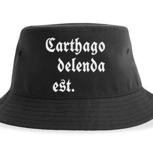 Carthago Delenda Est Sustainable Bucket Hat