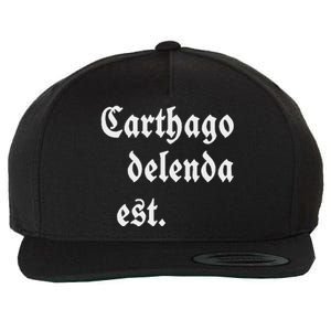 Carthago Delenda Est Wool Snapback Cap