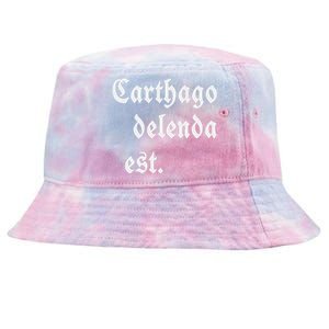 Carthago Delenda Est Tie-Dyed Bucket Hat