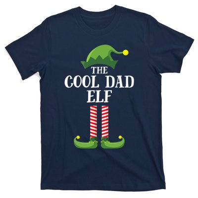 Cool Dad Elf Matching Family Group Christmas Party T-Shirt