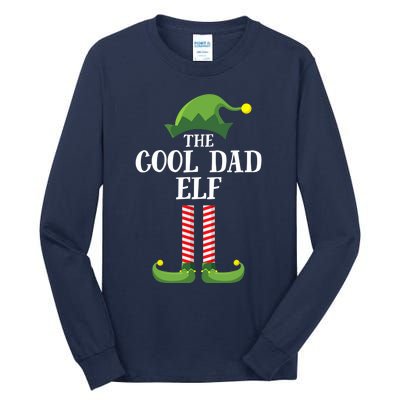 Cool Dad Elf Matching Family Group Christmas Party Tall Long Sleeve T-Shirt