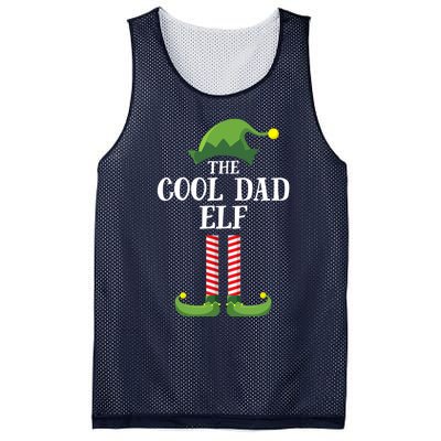 Cool Dad Elf Matching Family Group Christmas Party Mesh Reversible Basketball Jersey Tank