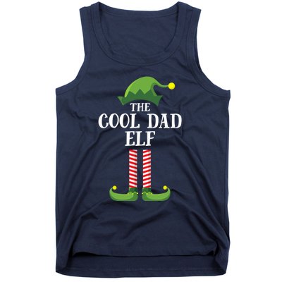 Cool Dad Elf Matching Family Group Christmas Party Tank Top