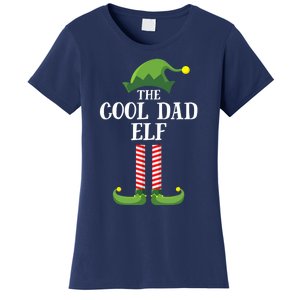 Cool Dad Elf Matching Family Group Christmas Party Women's T-Shirt