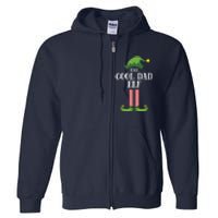 Cool Dad Elf Matching Family Group Christmas Party Full Zip Hoodie