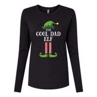 Cool Dad Elf Matching Family Group Christmas Party Womens Cotton Relaxed Long Sleeve T-Shirt