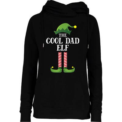 Cool Dad Elf Matching Family Group Christmas Party Womens Funnel Neck Pullover Hood