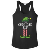 Cool Dad Elf Matching Family Group Christmas Party Ladies PosiCharge Competitor Racerback Tank