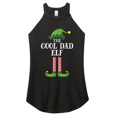 Cool Dad Elf Matching Family Group Christmas Party Women’s Perfect Tri Rocker Tank