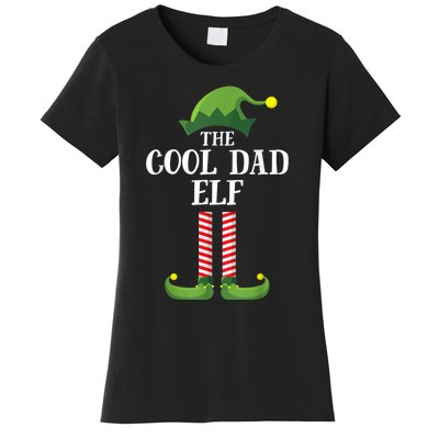 Cool Dad Elf Matching Family Group Christmas Party Women's T-Shirt