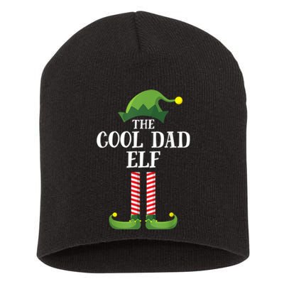 Cool Dad Elf Matching Family Group Christmas Party Short Acrylic Beanie