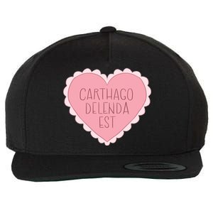 Carthago Delenda Est Valentine Wool Snapback Cap