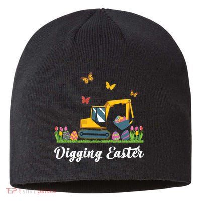 Cartruck Digging Easter Family Easter Day Gift Sustainable Beanie