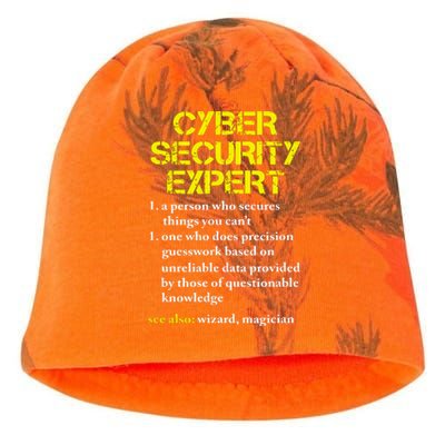 Cybersecurity Definition Expert Computer Engineer Kati - Camo Knit Beanie