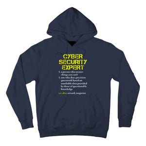 Cybersecurity Definition Expert Computer Engineer Tall Hoodie