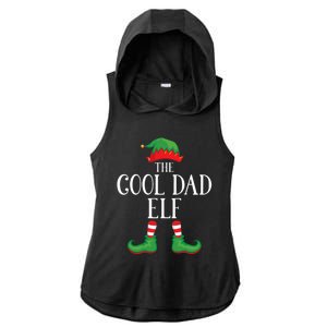 Cool Dad Elf Matching Group Xmas Funny Family Christmas Ladies PosiCharge Tri-Blend Wicking Draft Hoodie Tank