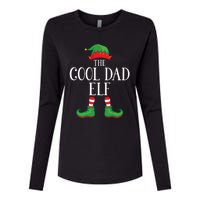 Cool Dad Elf Matching Group Xmas Funny Family Christmas Womens Cotton Relaxed Long Sleeve T-Shirt