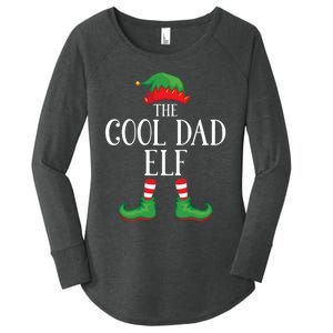 Cool Dad Elf Matching Group Xmas Funny Family Christmas Women's Perfect Tri Tunic Long Sleeve Shirt