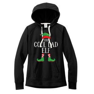 Cool Dad Elf Matching Group Xmas Funny Family Christmas Women's Fleece Hoodie