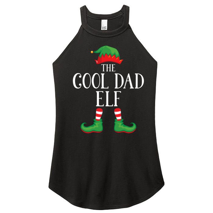 Cool Dad Elf Matching Group Xmas Funny Family Christmas Women's Perfect Tri Rocker Tank