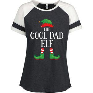 Cool Dad Elf Matching Group Xmas Funny Family Christmas Enza Ladies Jersey Colorblock Tee