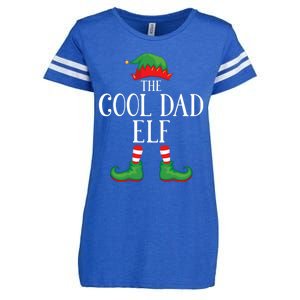 Cool Dad Elf Matching Group Xmas Funny Family Christmas Enza Ladies Jersey Football T-Shirt