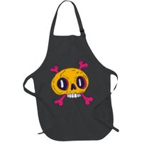 Creepy Dead Eye Skull Crossbones Apron