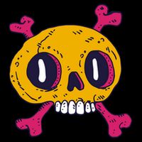 Creepy Dead Eye Skull Crossbones Sweatshirt
