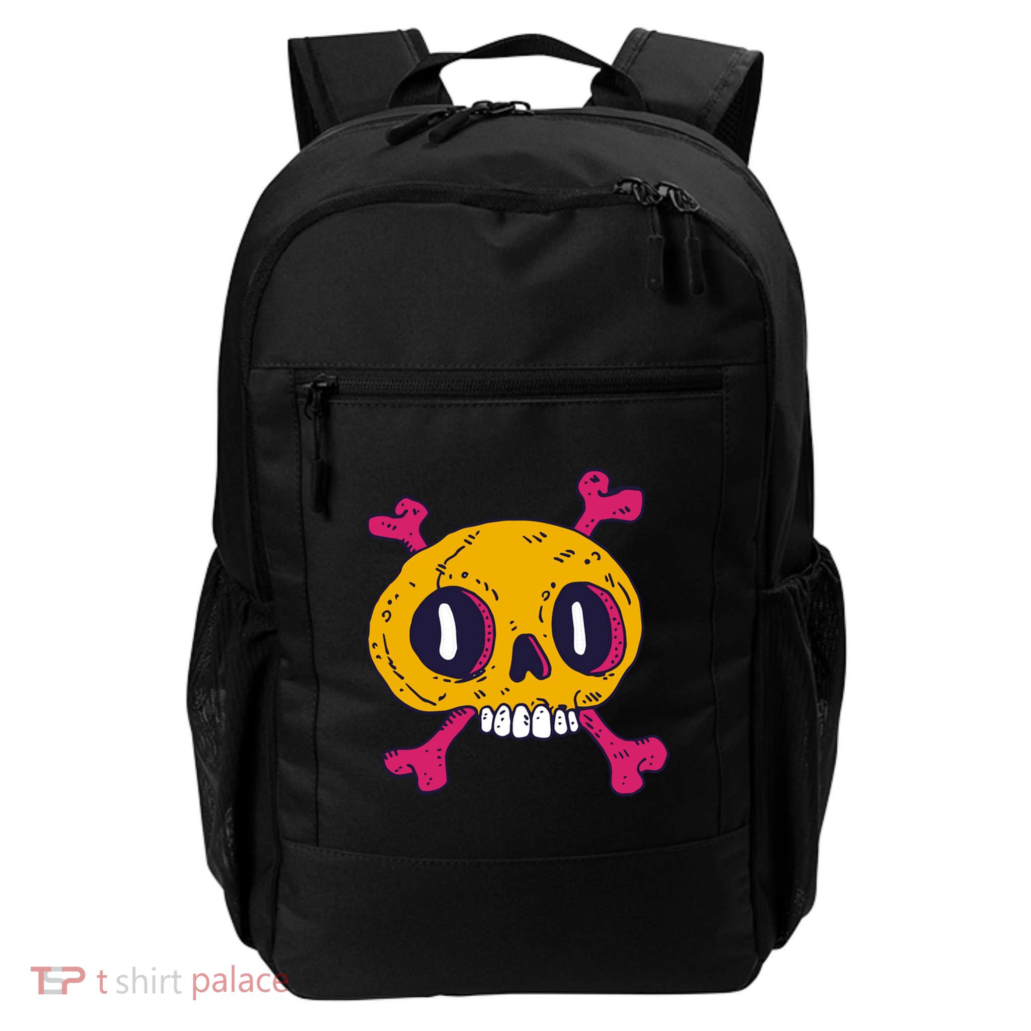 Creepy Dead Eye Skull Crossbones Daily Commute Backpack
