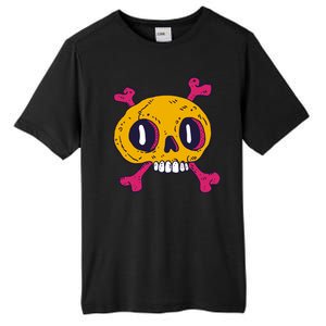 Creepy Dead Eye Skull Crossbones Tall Fusion ChromaSoft Performance T-Shirt