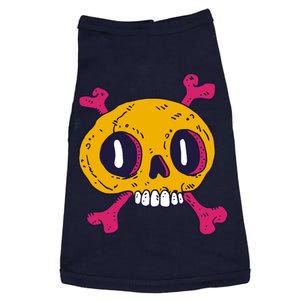 Creepy Dead Eye Skull Crossbones Doggie Tank