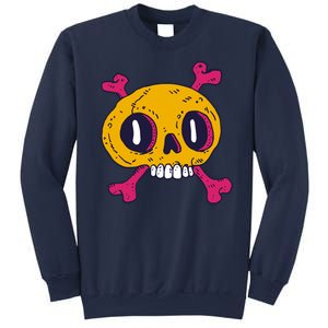 Creepy Dead Eye Skull Crossbones Sweatshirt