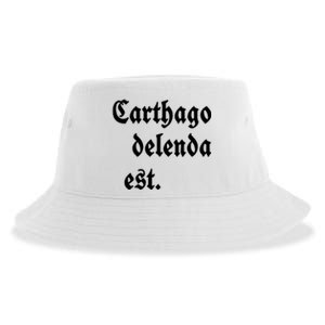 Carthago Delenda Est Sustainable Bucket Hat