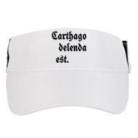 Carthago Delenda Est Adult Drive Performance Visor