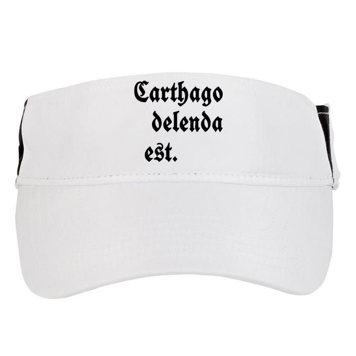 Carthago Delenda Est Adult Drive Performance Visor