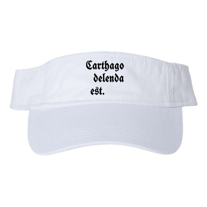 Carthago Delenda Est Valucap Bio-Washed Visor