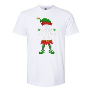 Coffee Drinking Elf Family Matching Group Christmas Party Softstyle CVC T-Shirt