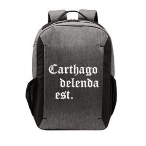 Carthago Delenda Est Latin Phrase Cato Speech Carthage Quote Vector Backpack