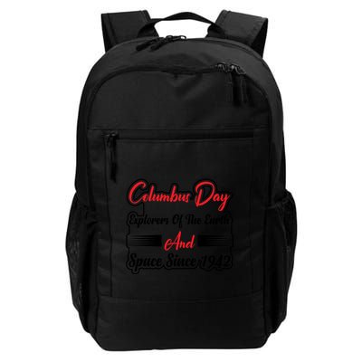 Columbus Day Explorers Celebration Graphic Daily Commute Backpack