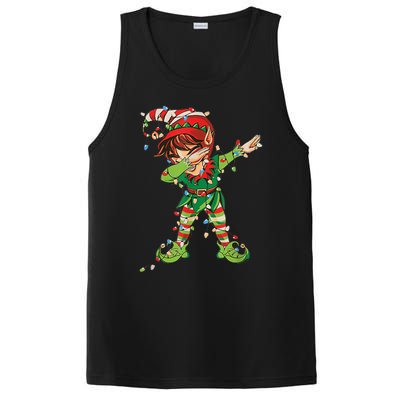 Christmas Dabbing Elf Squad Xmas Family Gift PosiCharge Competitor Tank