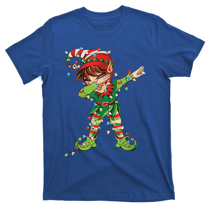 Christmas Dabbing Elf Squad Xmas Family Gift T-Shirt