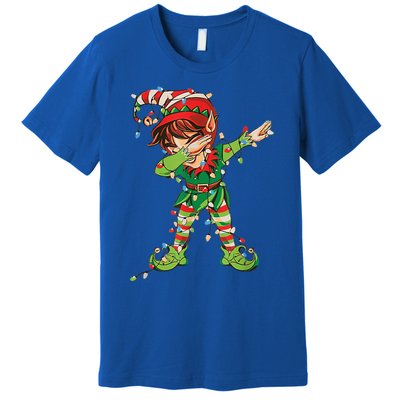 Christmas Dabbing Elf Squad Xmas Family Gift Premium T-Shirt