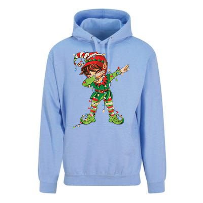 Christmas Dabbing Elf Squad Xmas Family Gift Unisex Surf Hoodie