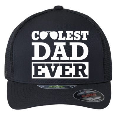 Coolest Dad Ever Coolest Dad Around Worlds Coolest Dad Meaningful Gift Flexfit Unipanel Trucker Cap