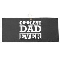 Coolest Dad Ever Coolest Dad Around Worlds Coolest Dad Meaningful Gift Large Microfiber Waffle Golf Towel