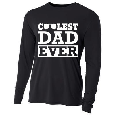 Coolest Dad Ever Coolest Dad Around Worlds Coolest Dad Meaningful Gift Cooling Performance Long Sleeve Crew