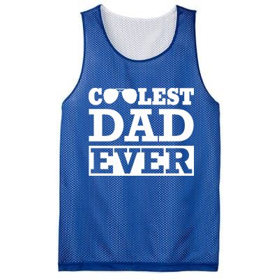 Coolest Dad Ever Coolest Dad Around Worlds Coolest Dad Meaningful Gift Mesh Reversible Basketball Jersey Tank